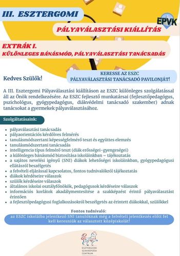 Pályaválasztási kiállítás 2025. november 20.