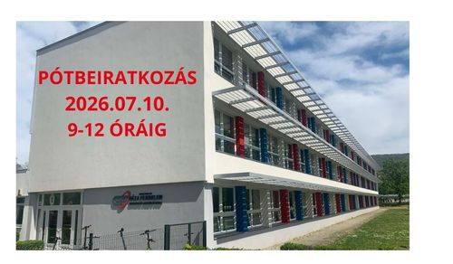Pótbeiratkozás 2026-2027-es tanévre